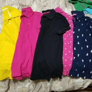 Sold! 5 Uniform Tops - Size Youth 10